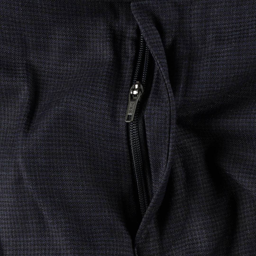 Ralph Lauren Ralph Lauren Check Pattern Houndstooth Pattern Two-Pleat Slacks Pants Men's W34 (approx.) polyester navy blue type Vintage Second Hand