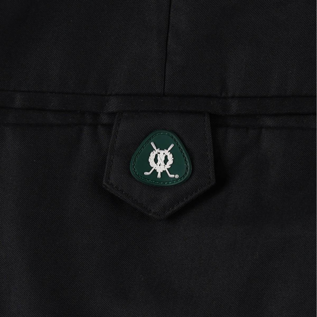 Brooks Brothers St Andrews Links One-Pleat Slacks Pants, Men's Size W34 (approx.) polyester black type Vintage Second Hand