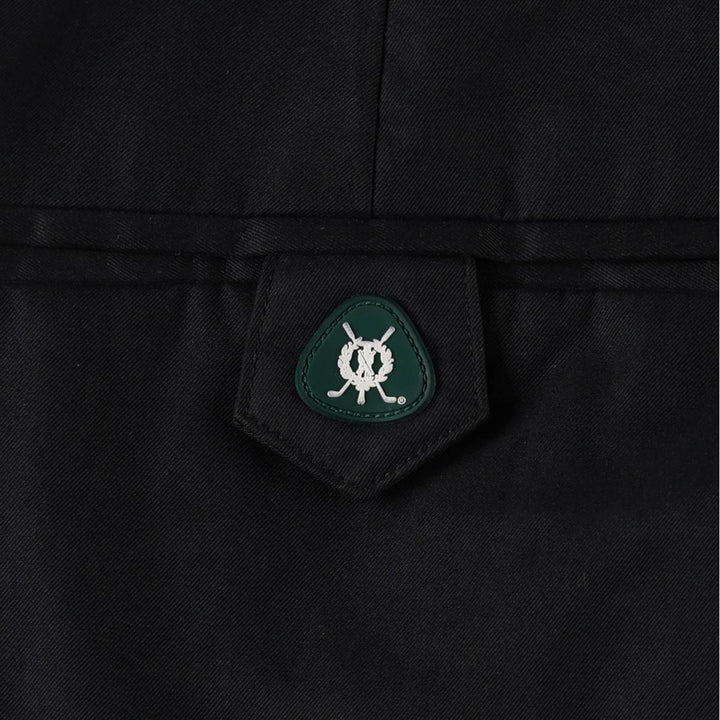 Brooks Brothers St Andrews Links One-Pleat Slacks Pants, Men's Size W34 (approx.) polyester black type Vintage Second Hand