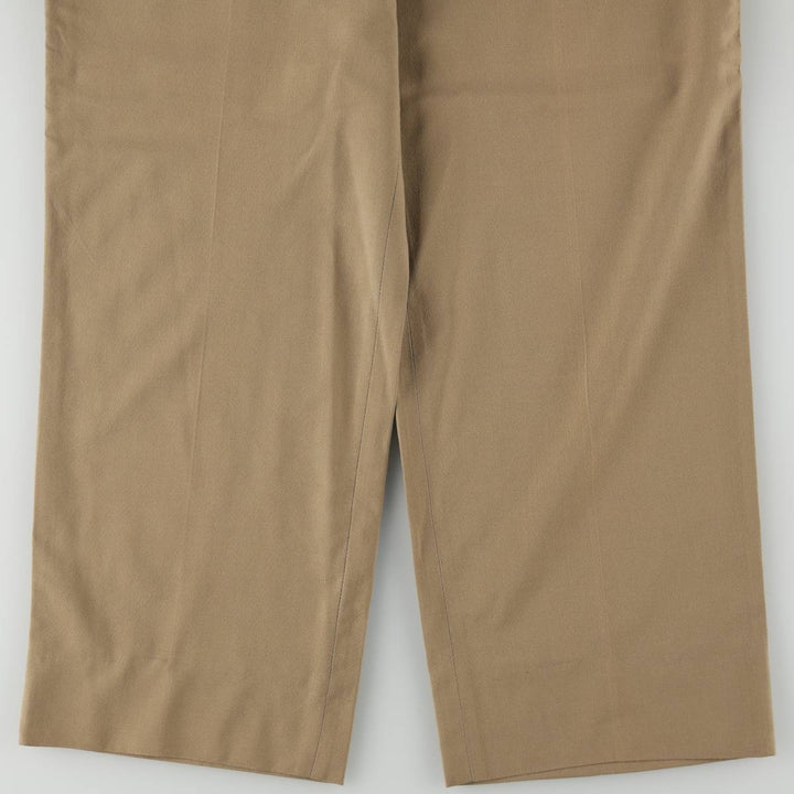 Ralph Lauren CHAPS Two-Pleat Slacks Pants, Men's Size W34 (approx.), Vintage unclear Beige type Vintage Second Hand