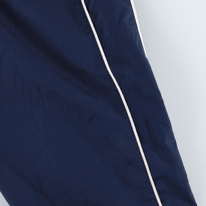 00'S Nike Warm-up Pants, Nylon Pants, Rustling Pants, Men's M Size polyester navy blue type Vintage Second Hand