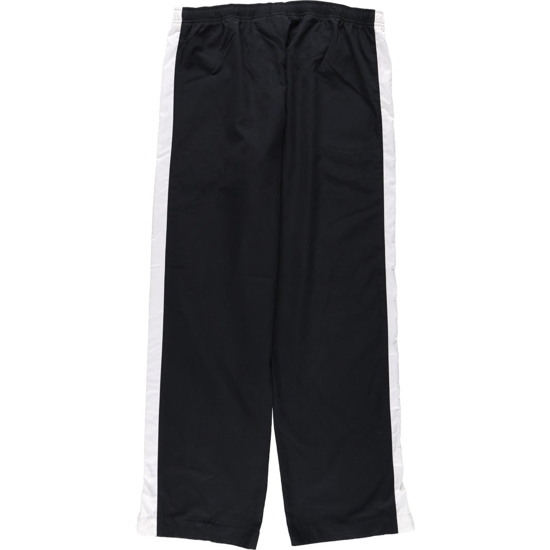 00'S Nike Warm-up Pants, Nylon Pants, Rustling Pants, Men's Size L polyester black type Vintage Second Hand