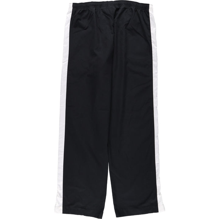 00'S Nike Warm-up Pants, Nylon Pants, Rustling Pants, Men's Size L polyester black type Vintage Second Hand