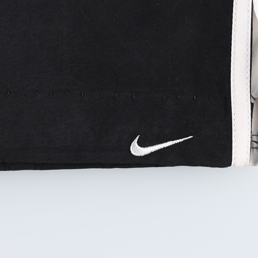 00'S Nike Warm-up Pants, Nylon Pants, Rustling Pants, Men's Size L polyester black type Vintage Second Hand