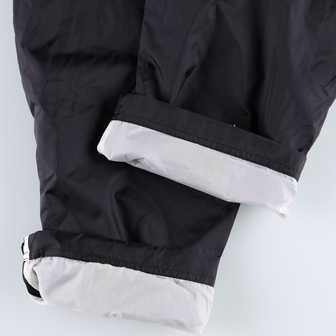 00'S Adidas nylon pants, rustling pants, men's size L Nylon black type Vintage Second Hand
