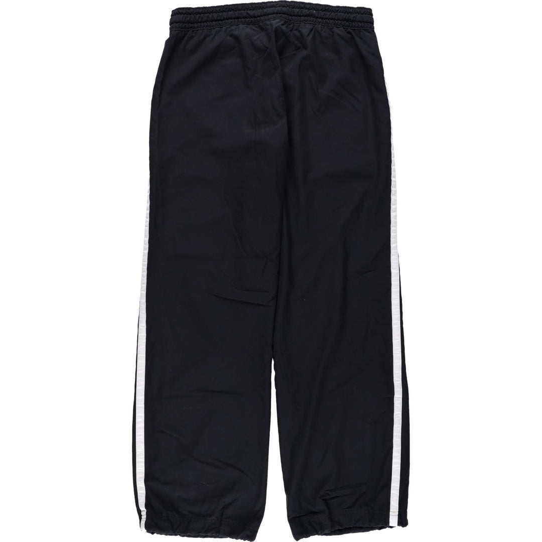 00'S Nike Warm-up Pants, Nylon Pants, Rustling Pants, Men's M Size polyester black type Vintage Second Hand