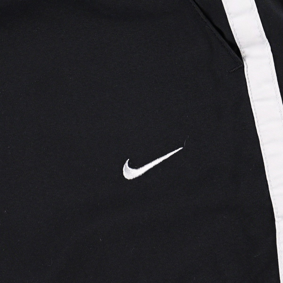 00'S Nike Warm-up Pants, Nylon Pants, Rustling Pants, Men's M Size polyester black type Vintage Second Hand