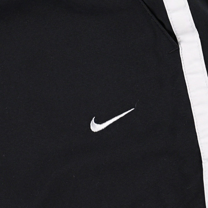00'S Nike Warm-up Pants, Nylon Pants, Rustling Pants, Men's M Size polyester black type Vintage Second Hand