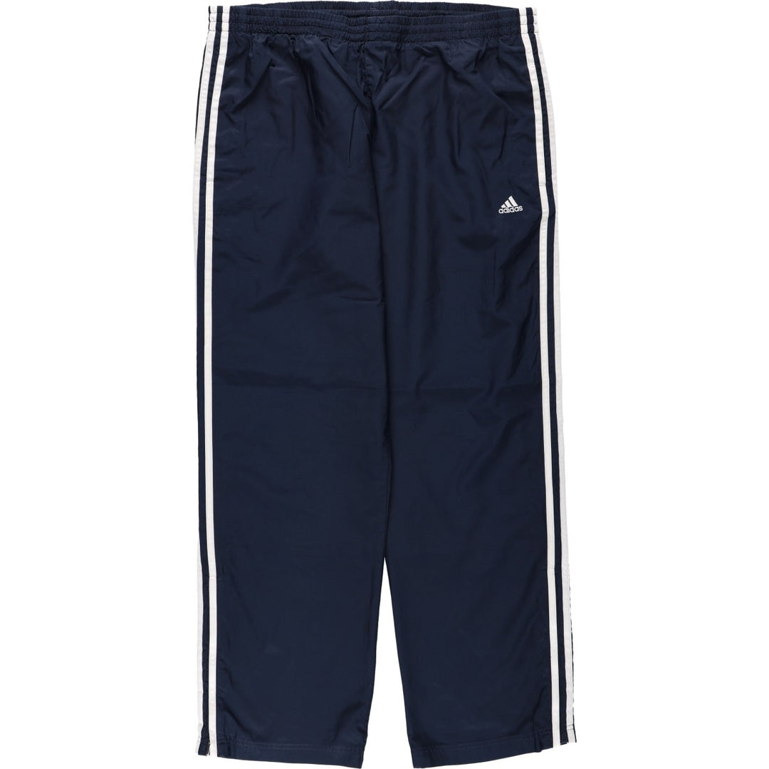2000'S Adidas CLIMAPROOF Warm-up Pants, Nylon Pants, Windbreaker Pants, Men's Size M (approx.) polyester navy blue type Vintage Second Hand