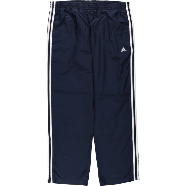 2000'S Adidas CLIMAPROOF Warm-up Pants, Nylon Pants, Windbreaker Pants, Men's Size M (approx.) polyester navy blue type Vintage Second Hand