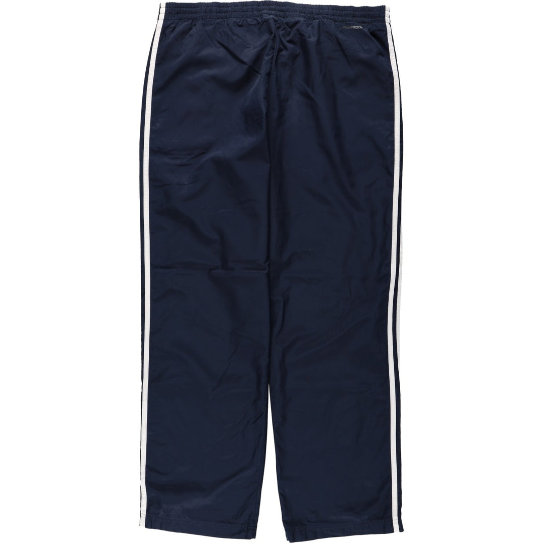 2000'S Adidas CLIMAPROOF Warm-up Pants, Nylon Pants, Windbreaker Pants, Men's Size M (approx.) polyester navy blue type Vintage Second Hand