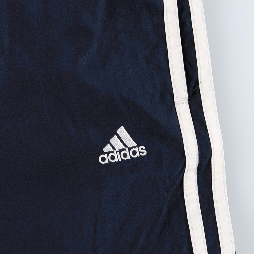 2000'S Adidas CLIMAPROOF Warm-up Pants, Nylon Pants, Windbreaker Pants, Men's Size M (approx.) polyester navy blue type Vintage Second Hand