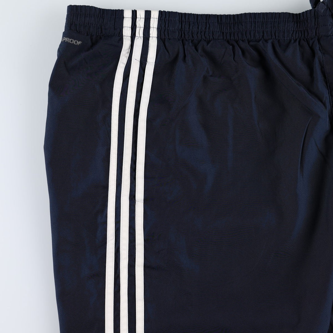 2000'S Adidas CLIMAPROOF Warm-up Pants, Nylon Pants, Windbreaker Pants, Men's Size M (approx.) polyester navy blue type Vintage Second Hand