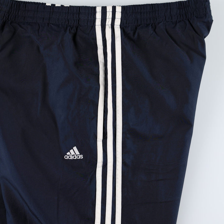 2000'S Adidas CLIMAPROOF Warm-up Pants, Nylon Pants, Windbreaker Pants, Men's Size M (approx.) polyester navy blue type Vintage Second Hand