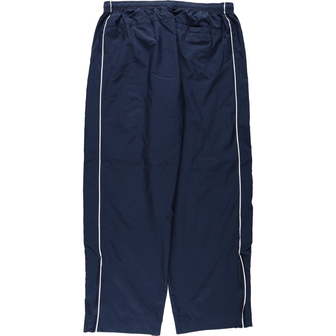 2000'S Nike Warm-up Pants, Nylon Pants, Windbreaker Pants, Men's Size XXL (approx.) polyester navy blue type Vintage Second Hand