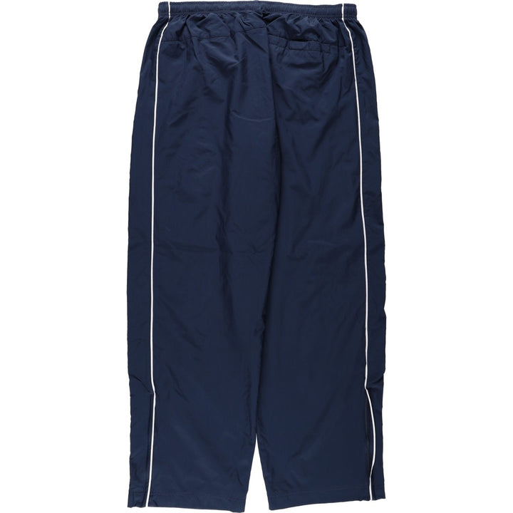 2000'S Nike Warm-up Pants, Nylon Pants, Windbreaker Pants, Men's Size XXL (approx.) polyester navy blue type Vintage Second Hand