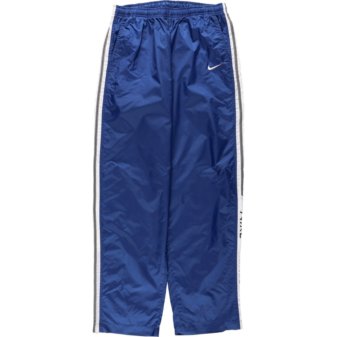 90'S Nike Nylon Shaka Shaka Pants, Men's Size L, Vintage Nylon navy blue type Vintage Second Hand