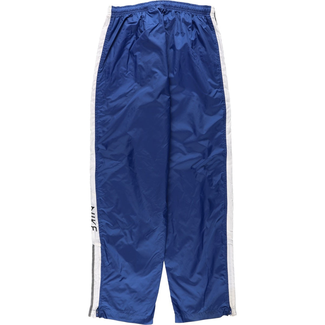 90'S Nike Nylon Shaka Shaka Pants, Men's Size L, Vintage Nylon navy blue type Vintage Second Hand