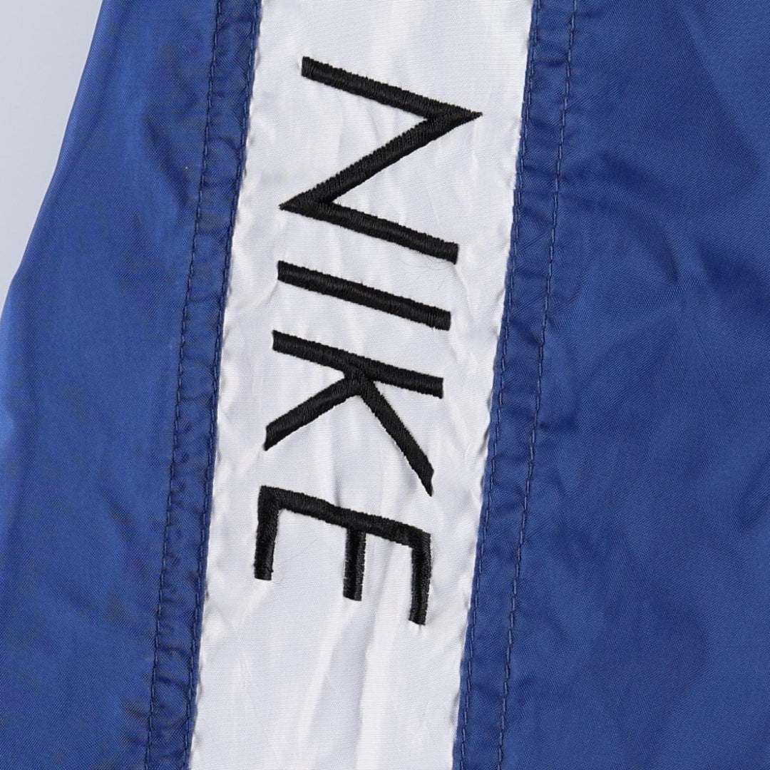 90'S Nike Nylon Shaka Shaka Pants, Men's Size L, Vintage Nylon navy blue type Vintage Second Hand