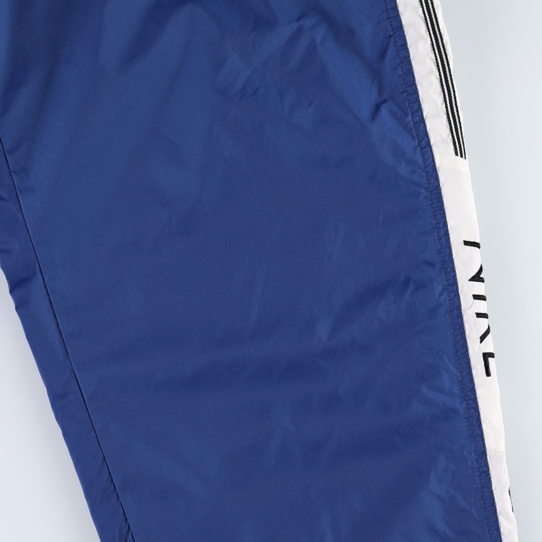 90'S Nike Nylon Shaka Shaka Pants, Men's Size L, Vintage Nylon navy blue type Vintage Second Hand