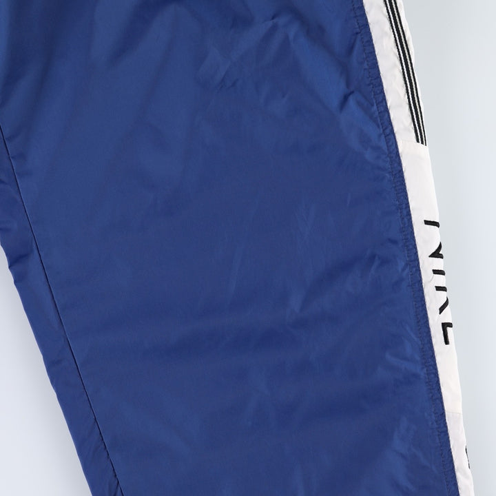 90'S Nike Nylon Shaka Shaka Pants, Men's Size L, Vintage Nylon navy blue type Vintage Second Hand