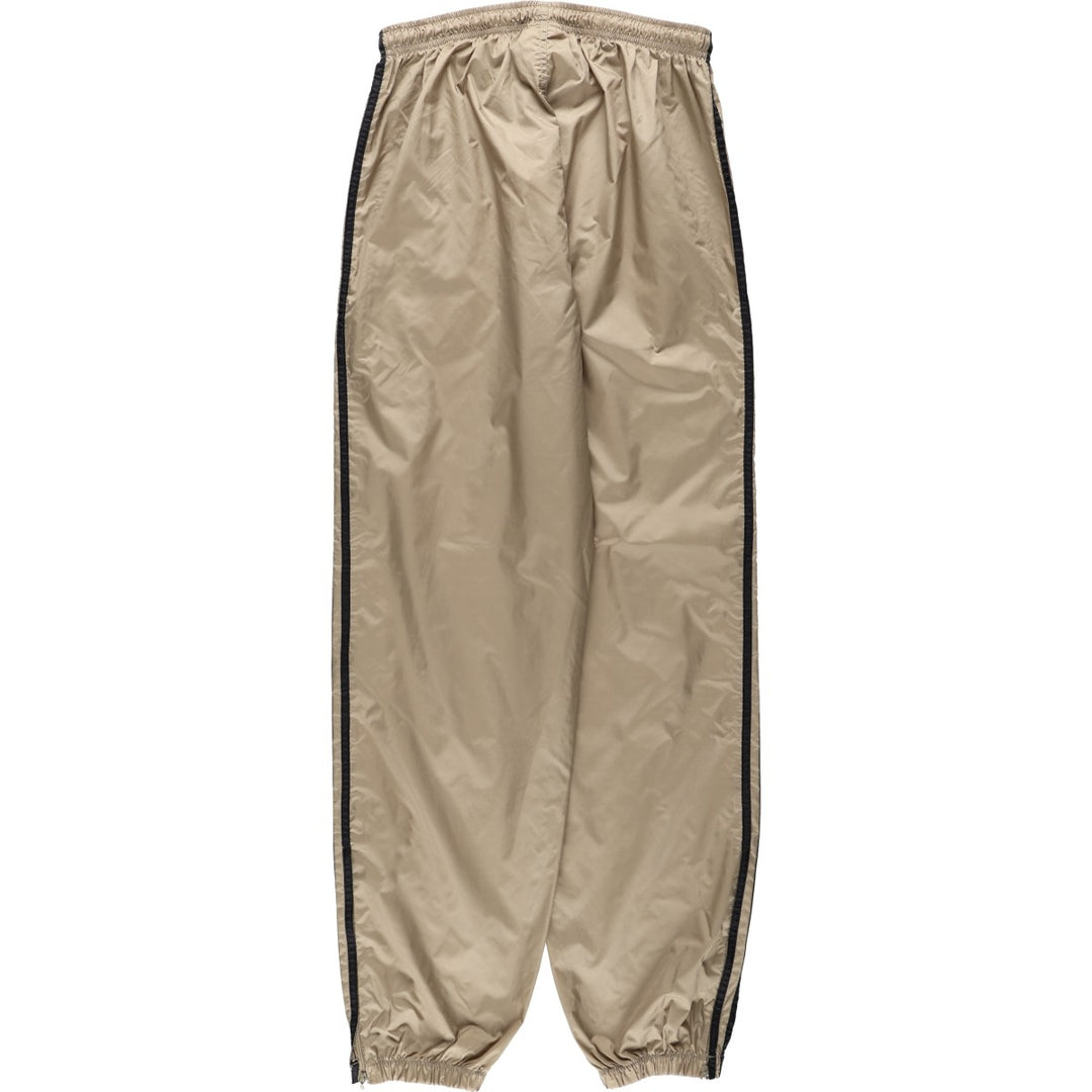 90'S Adidas nylon pants, rustling pants, men's size L, vintage Nylon Gold type Vintage Second Hand