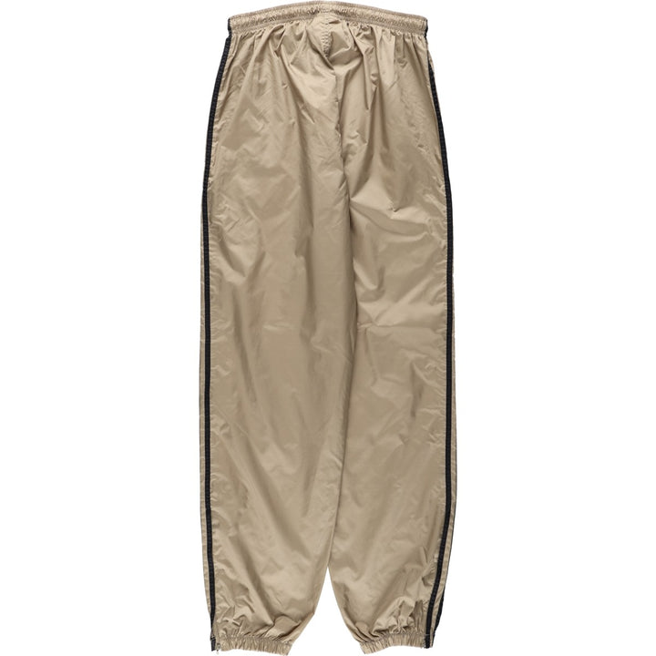 90'S Adidas nylon pants, rustling pants, men's size L, vintage Nylon Gold type Vintage Second Hand