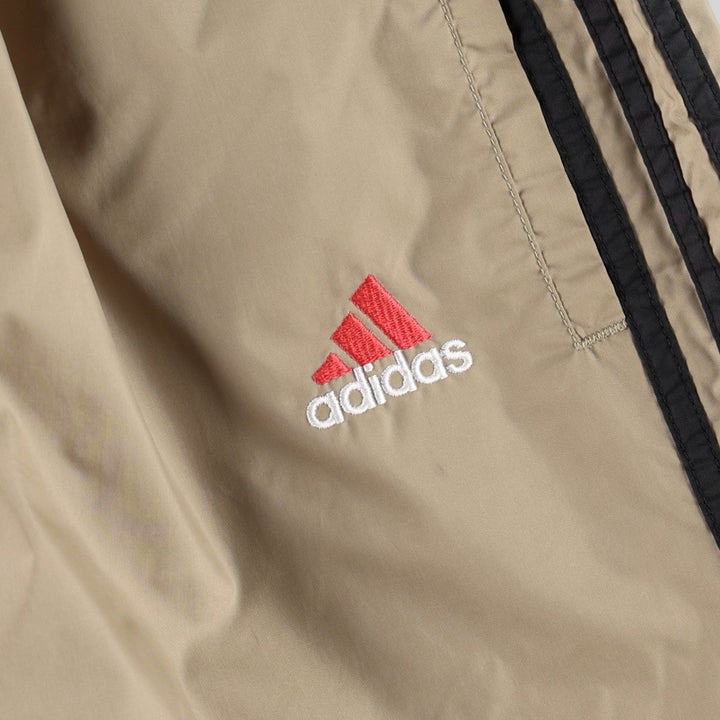90'S Adidas nylon pants, rustling pants, men's size L, vintage Nylon Gold type Vintage Second Hand
