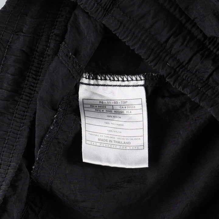 90'S Nike Nylon Shaka Shaka Pants, Men's Size L, Vintage Nylon black type Vintage Second Hand