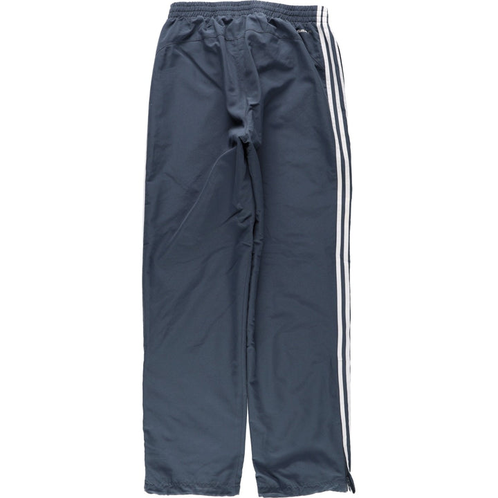 Adidas warm-up pants, nylon pants, rustling pants, men's size M polyester Charcoal Vintage Second Hand