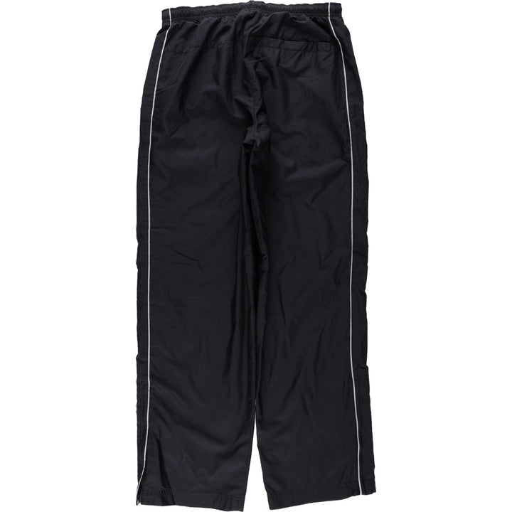Nike warm-up pants, nylon pants, crinkle pants, men's size M polyester black type Vintage Second Hand