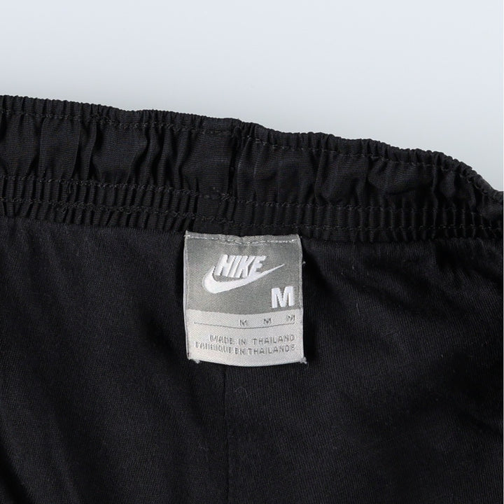 Nike warm-up pants, nylon pants, crinkle pants, men's size M polyester black type Vintage Second Hand