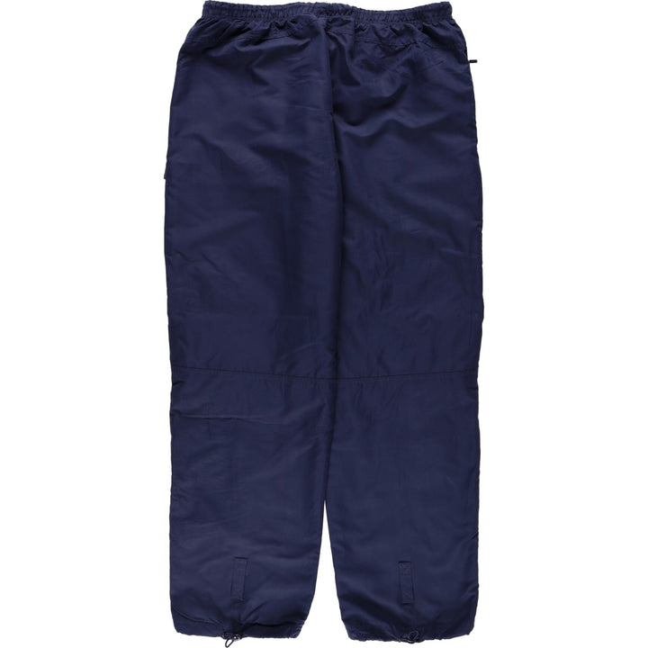 00'S Adidas warm-up pants, nylon pants, rustling pants, men's size L polyester navy blue type Vintage Second Hand