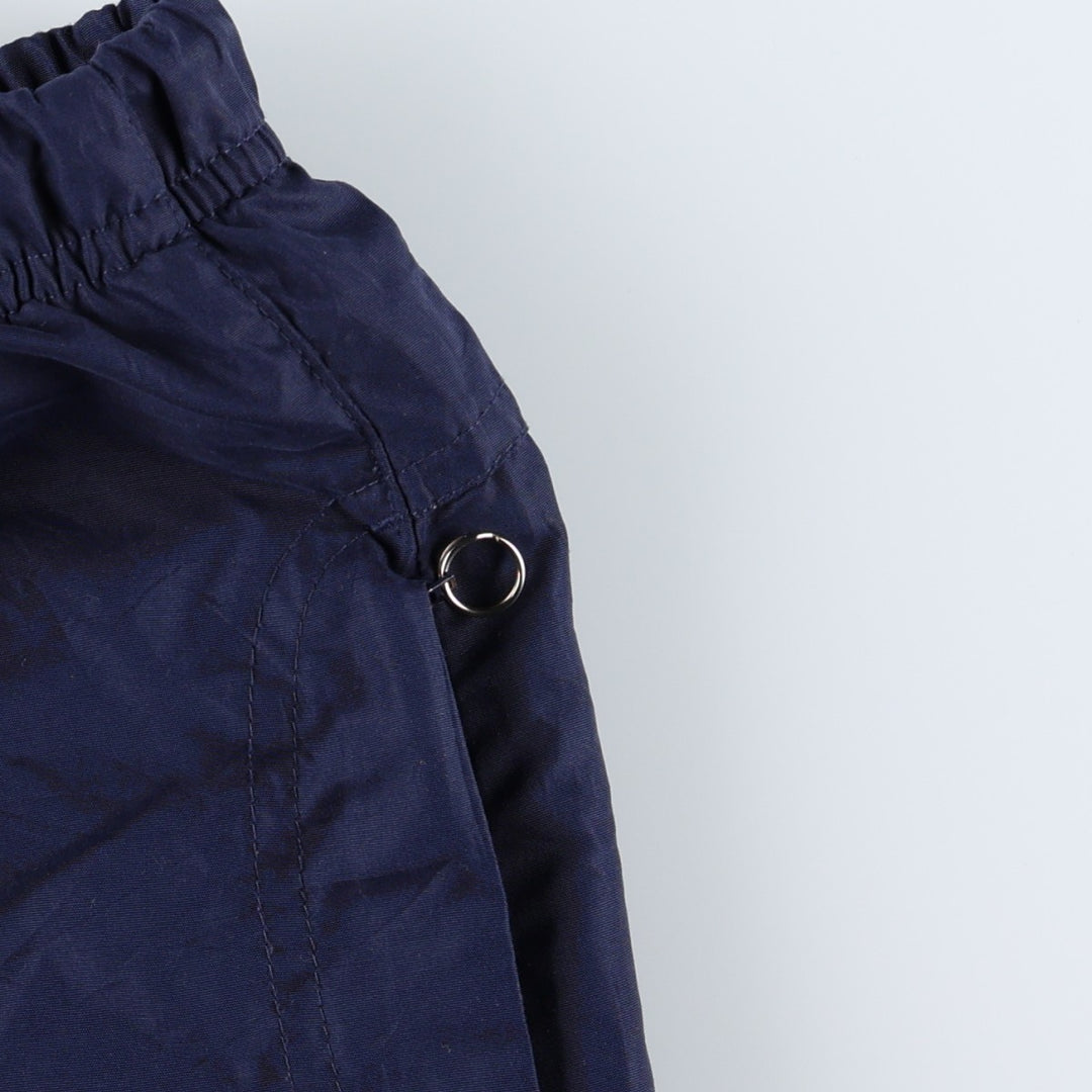 00'S Adidas warm-up pants, nylon pants, rustling pants, men's size L polyester navy blue type Vintage Second Hand