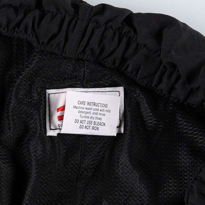 Authentic US military issue 90'S SKILCRAFT IPFU training pants, nylon pants, windbreaker pants, made in USA, large size Nylon black type Vintage Second Hand