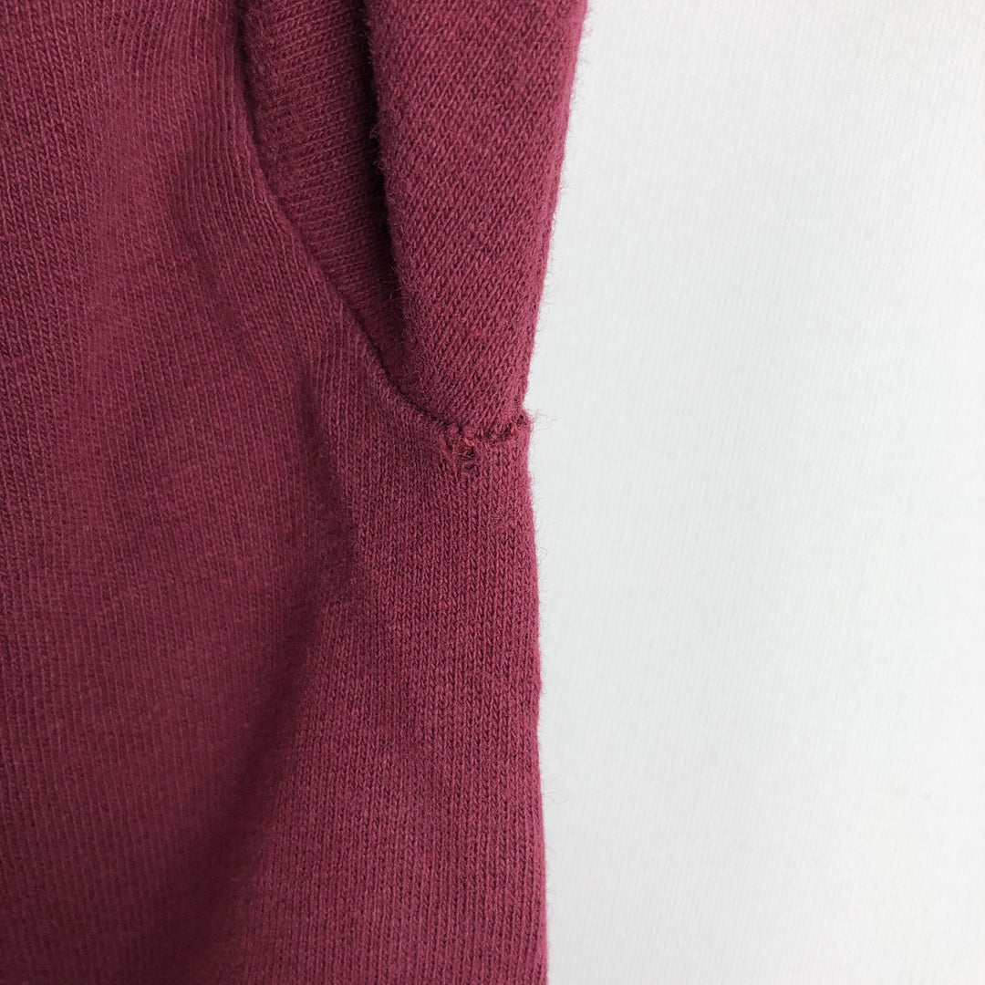 2000'S ALSTYLE Long-Sleeve T-Shirt, Made in USA, Men's XL equivalent. cotton Red type red-purple Vintage Second Hand