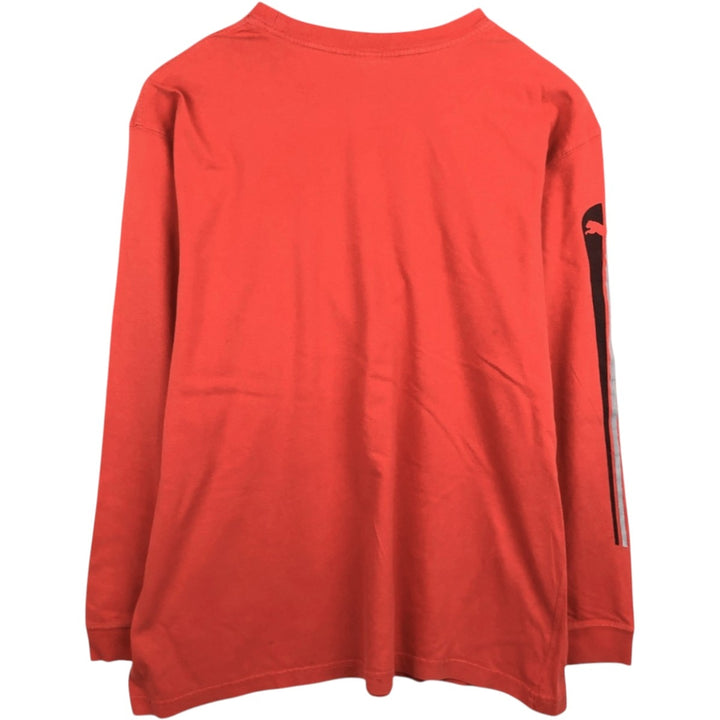 90'S Puma Long-Sleeve T-Shirt, Men's Size XL (Equivalent), Vintage unclear red type Vintage Second Hand