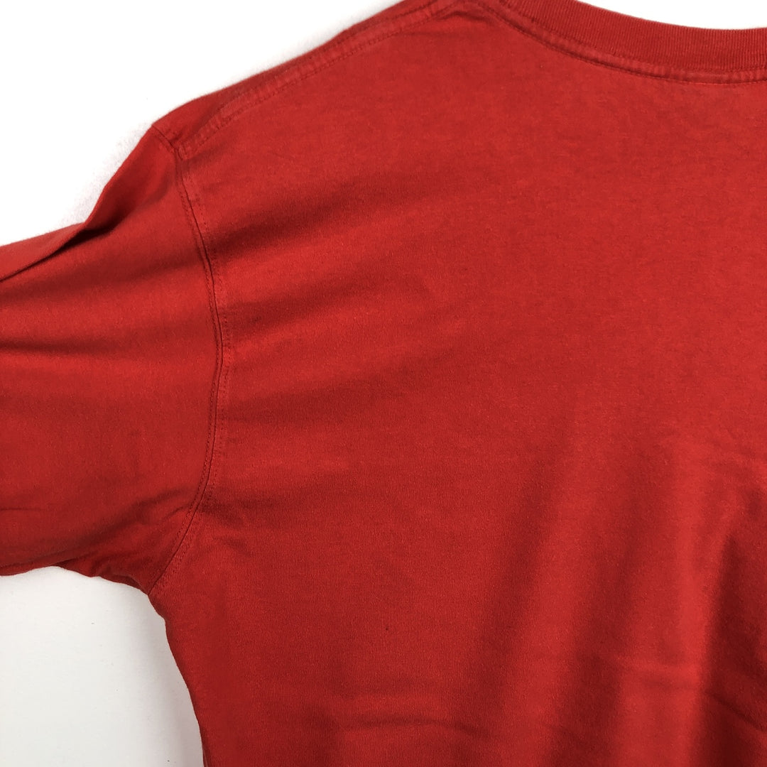 90'S Puma Long-Sleeve T-Shirt, Men's Size XL (Equivalent), Vintage unclear red type Vintage Second Hand