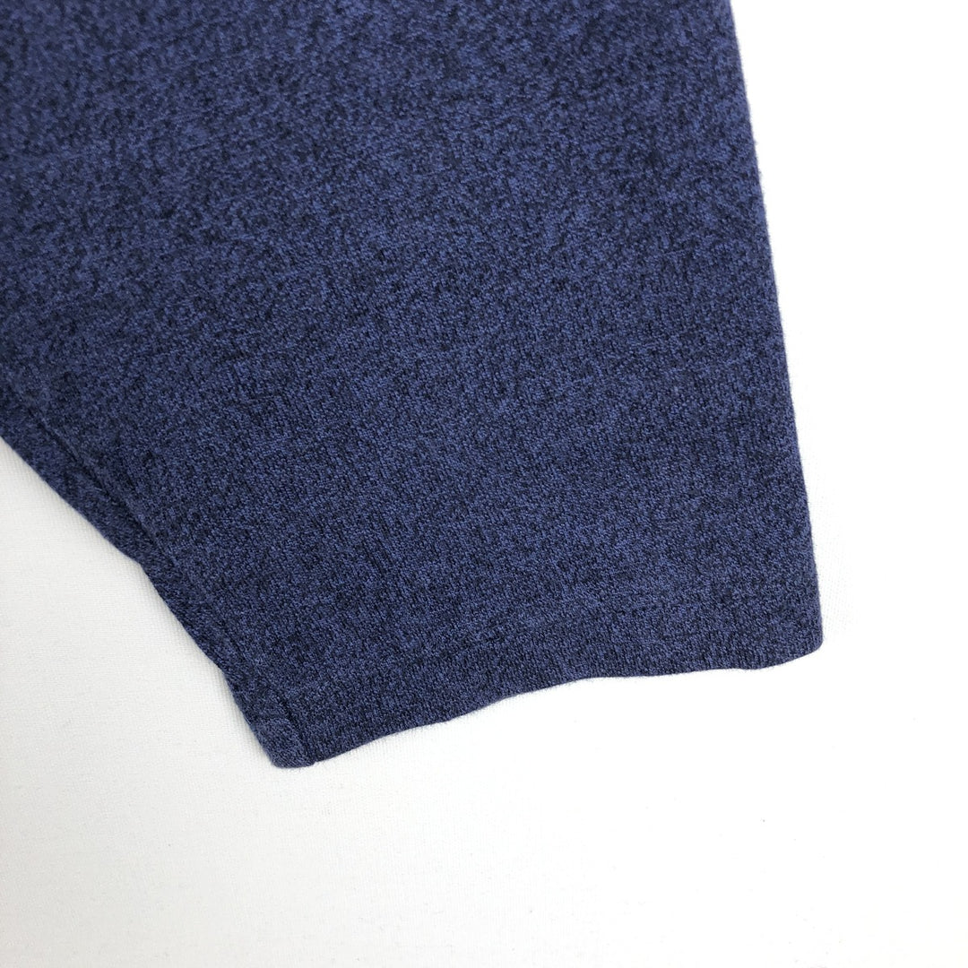 90'S Calvin Klein V-neck Long-sleeve T-shirt, Men's XL equivalent, Vintage cotton navy blue type Vintage Second Hand