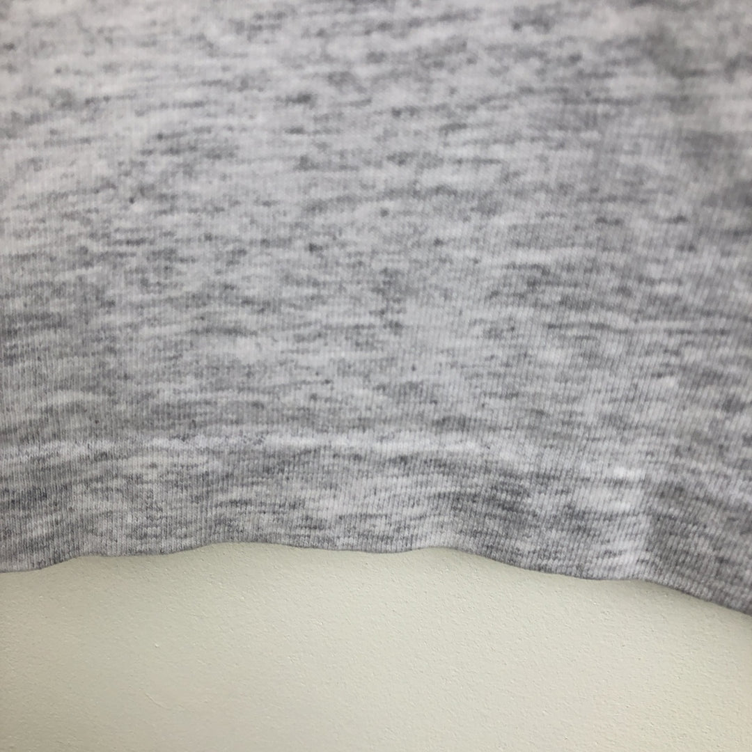 90'S Anvil PRE-SHRUN Animal Pattern Long-Sleeve T-Shirt, Made in USA, Men's Size L (Equivalent), Vintage cotton gray type Vintage Second Hand
