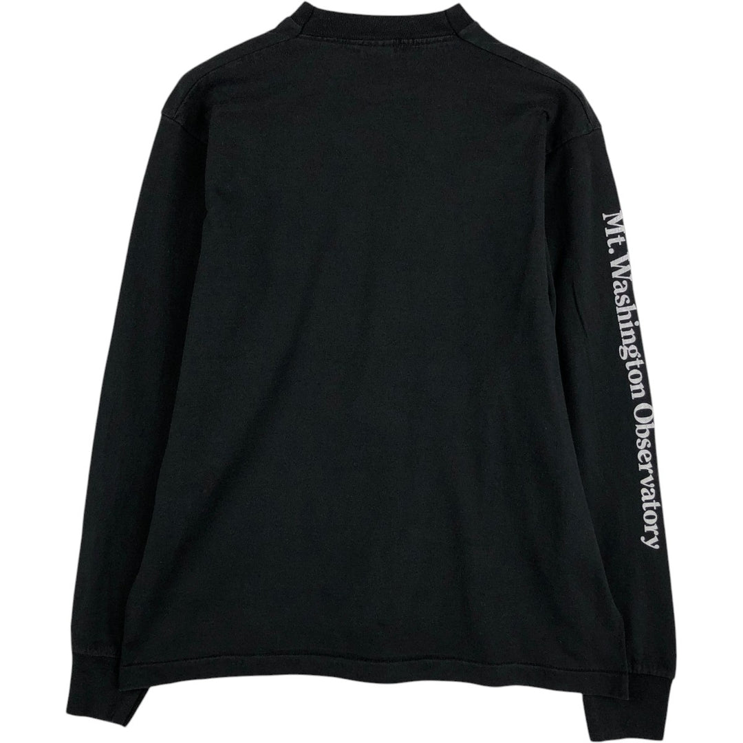 90'S Fruit of the Loom Long Sleeve T-Shirt, Made in USA, Men's Size L, Vintage cotton black type Vintage Second Hand