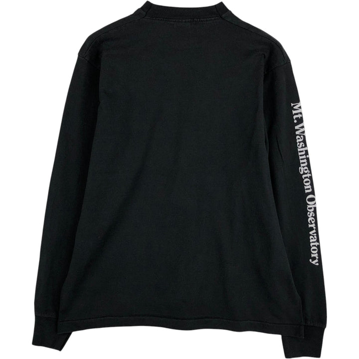 90'S Fruit of the Loom Long Sleeve T-Shirt, Made in USA, Men's Size L, Vintage cotton black type Vintage Second Hand