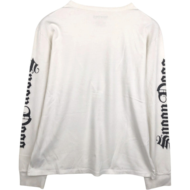 SNOOP DOGG Snoop Dogg Long Sleeve Rap T-Shirt Men's Size L cotton white type Vintage Second Hand