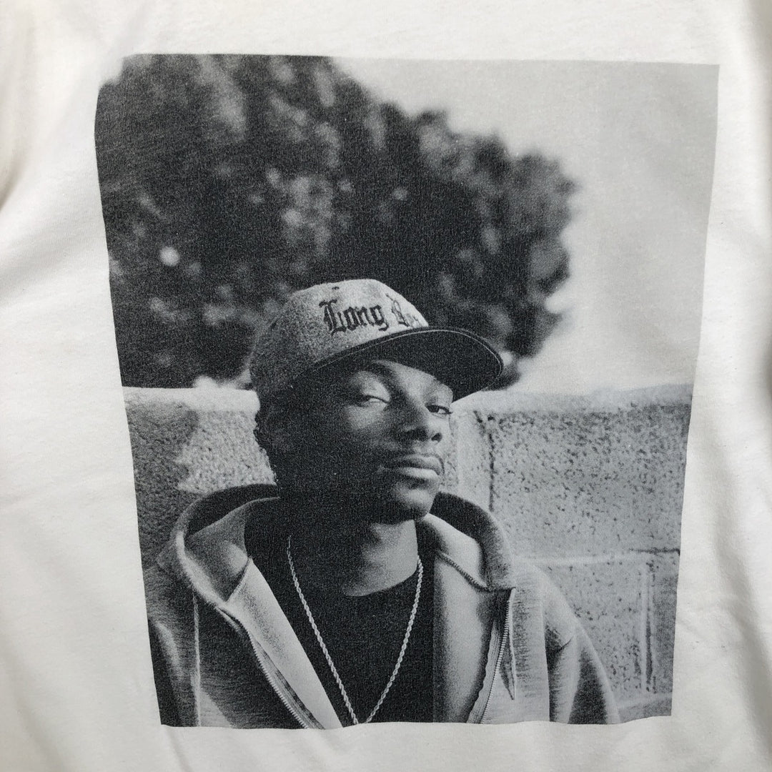 SNOOP DOGG Snoop Dogg Long Sleeve Rap T-Shirt Men's Size L cotton white type Vintage Second Hand
