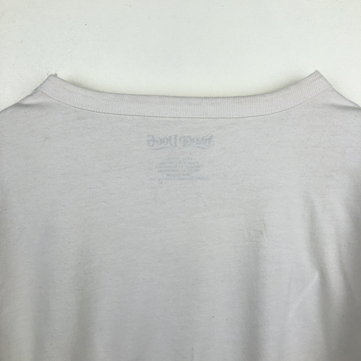 SNOOP DOGG Snoop Dogg Long Sleeve Rap T-Shirt Men's Size L cotton white type Vintage Second Hand
