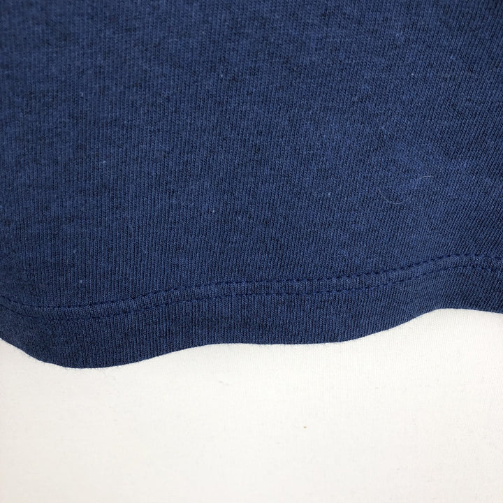 Vintage 90'S Adidas long-sleeved T-shirt, Made in USA, Men's XL cotton blue type Vintage Second Hand