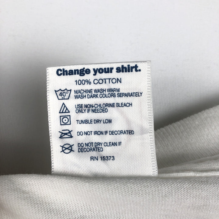 Delta PRO WEIGHT Long-Sleeve T-Shirt (Men's XL equivalent) cotton white type Vintage Second Hand
