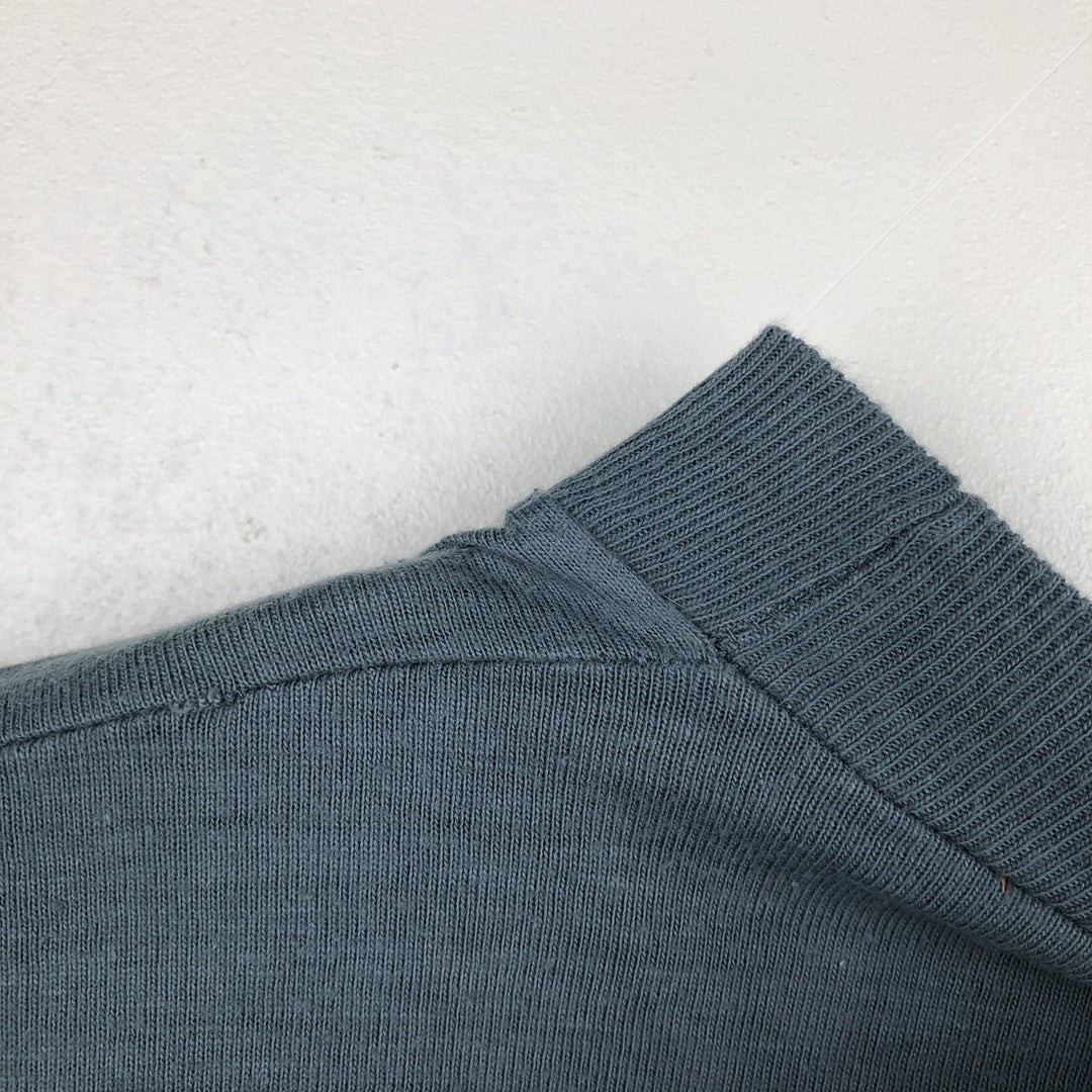 Nutex Long-Sleeve T-Shirt, Men's Size L (Equivalent), Vintage cotton Mint green Vintage Second Hand