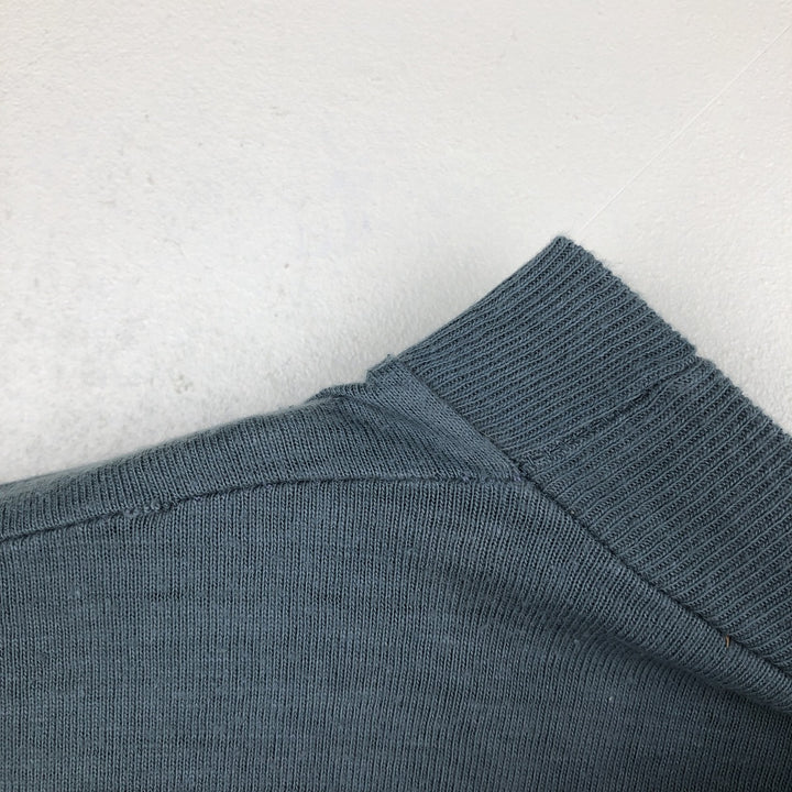 Nutex Long-Sleeve T-Shirt, Men's Size L (Equivalent), Vintage cotton Mint green Vintage Second Hand