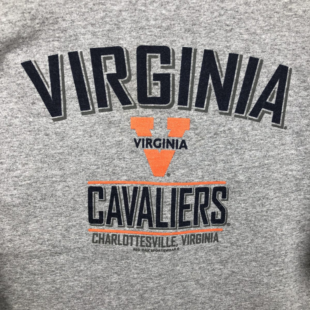 90'S Delta University of Virginia College Long-Sleeve T-Shirt, Men's Size L (Equivalent), Vintage cotton gray type Vintage Second Hand